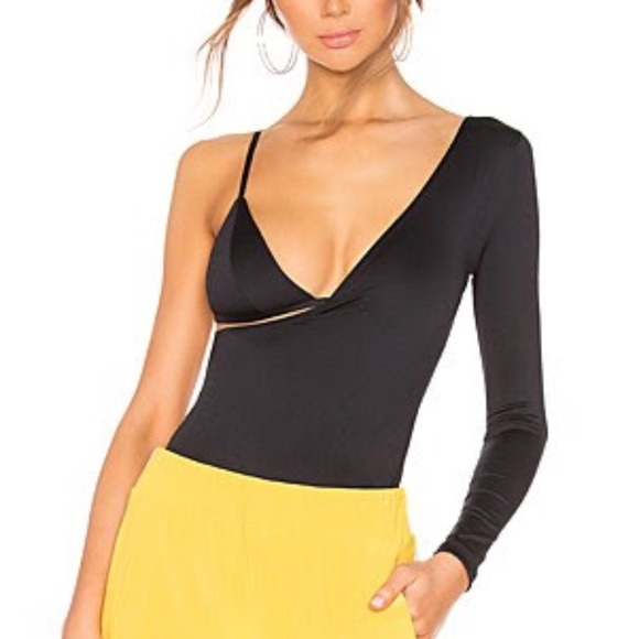 New OW intimates x Revolve black cutout bodysuit, Large $108 Retail - Picture 2 of 11